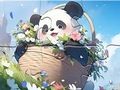 Hra Skládačka: Deka Panda 
