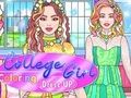 Hra College Girl Barvení Oblékat 