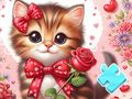 Hra Puzzle: Bowknot Cat 