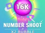 Hra Number Shoot x 2 bubliny 