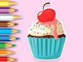 Hra Omalovánka: Apple Cupcake 