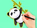 Hra Omalovánky: Panda Eat Bamboo 