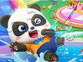 Hra Skládačka: Vodní park Baby Panda 