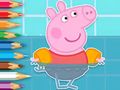 Hra Omalovánka: Plavání Peppa 