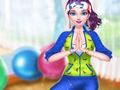 Hra Dressup jóga dívka člověka 