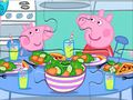 Hra Skládačka: Peppa Dinner Time 