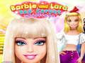 Hra Barbie a Lara Red Carpet Challenge 