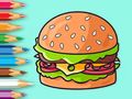 Hra Omalovánka: Lahodný hamburger 