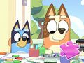 Hra Puzzle: Bluey Family Coloring Day 