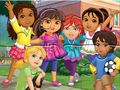 Hra Skládačka: Dora Into City 