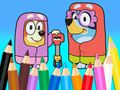 Hra Omalovánky: Bluey Flossing Babičky 