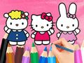 Hra Omalovánky: Hello Kitty s přáteli 