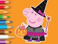 Hra Omalovánky: Peppa Pig Halloween 