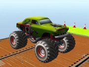 Hra Mega rampa Monster truck 