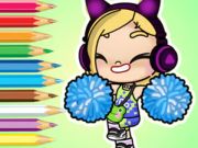 Hra Omalovánky: Avatar World Cheerleader 