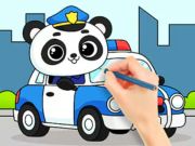 Hra Omalovánky: Policejní panda 