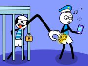 Hra Puzzle Stickman Troll Thief 