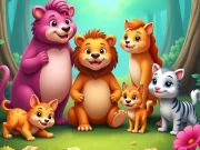 Hra Puzzle se jménem zvířat 