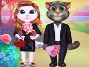 Hra Kitty pár krásný Valentýn 