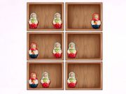 Hra Seřadit police Matryoshka! 