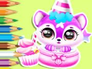 Hra Omalovánky: Narozeniny Baby Fluff 