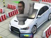 Hra Skibidi toaletní parkovací auto 