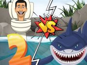 Hra Hungry Shark vs Skibidi 2