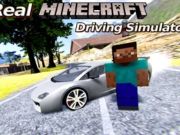 Hra Skutečný simulátor jízdy Minecraft 