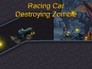 Hra Závodní auto ničí zombie 