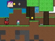 Hra Squid Escape, ale blockworld 