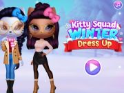 Hra Kitty Squad Zimní oblékání 