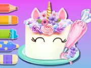 Hra Omalovánky: Unicorn Cake 