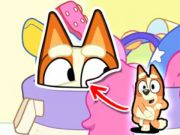 Hra Skládačka skládačky: Bluey Hide & Seek 
