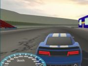 Hra Řídit modré auto 
