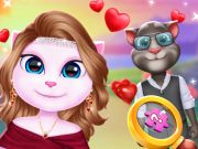 Hra Kitty pár krásný Valentýn 