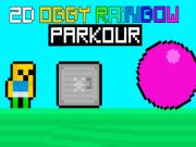 Hra 2d Obby Rainbow Parkour 