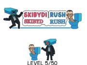 Hra Skibydi Rush 