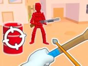 Hra Stickman Archer střílí šipky na Reds 