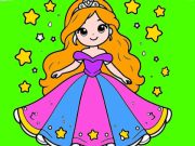 Hra Zpět do školy omalovánky princezny 