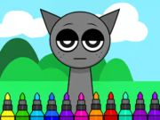 Hra Omalovánky: Sprunki Incredibox Grey 