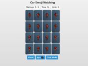 Hra Auto emoji odpovídající 