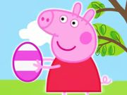 Hra Skládačka skládačka: Velikonoční vejce Peppa Pig 