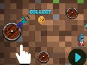Hra MINEBLOCK se otáčí a létat dobrodružství 