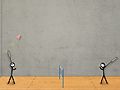 Hra Hůl postava badminton 