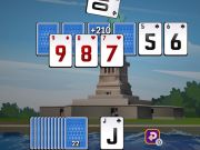 Hra Slavnostní solitaire tři vrcholy