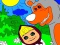 Hra Masha a medvěd v lese 