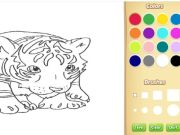 Hra Kniha zbarvení: Tigerok