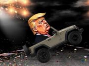 Hra Trump volání na volantu