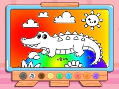Hra Coloring Book: Crocodile
