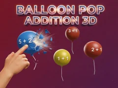 Hra Balloon Pop Addition 3D